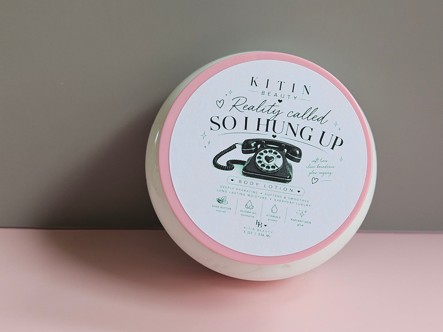 Reality Called So I Hung Up luxurious pink fluffy marshmallow body lotion
