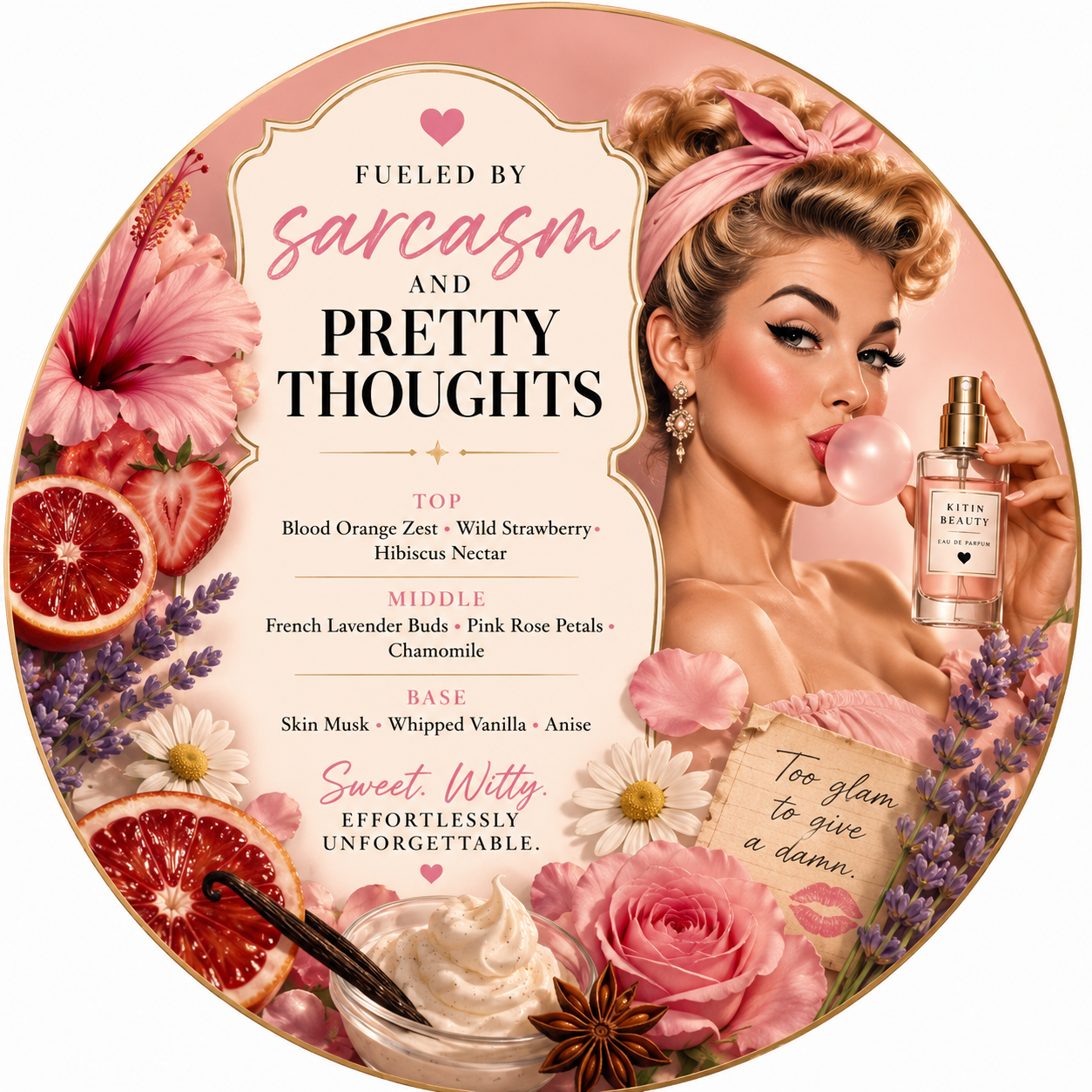 Fueled By Sarcasm and Pretty Thoughts 10ml EAU DE PARFUM spray