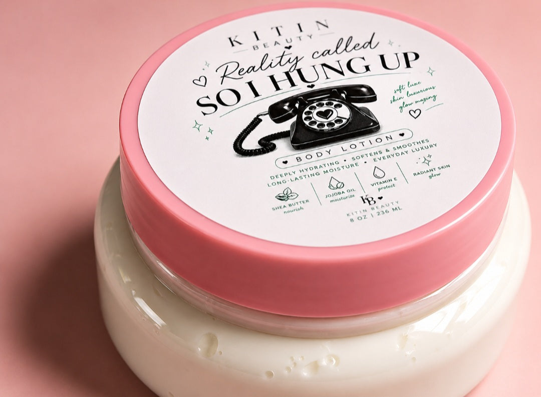 Reality Called So I Hung Up luxurious pink fluffy marshmallow body lotion