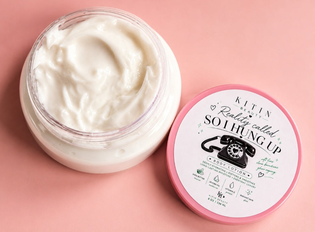 Reality Called So I Hung Up luxurious pink fluffy marshmallow body lotion