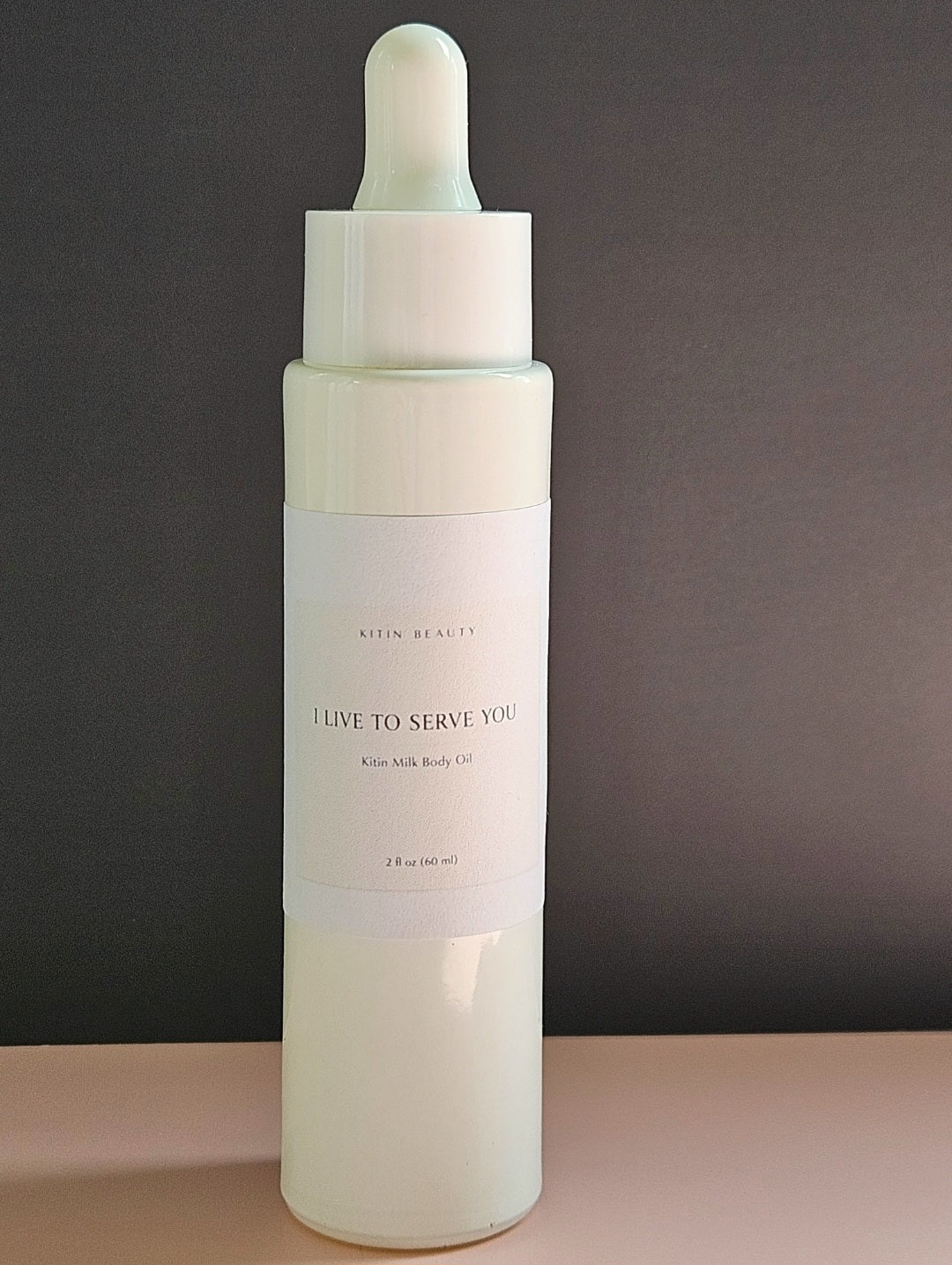 Kitin Milk Body Oil – I Live to Serve You | Smells Like: Jasmine Bergamot Coconut Soft Musk | Vibe: Clean Soft Spoiled & Addictive
