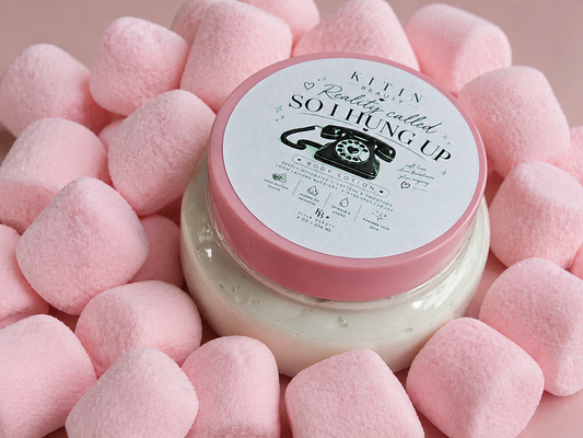 Reality Called So I Hung Up luxurious pink fluffy marshmallow body lotion